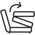 'Accordion' unfolding mechanism