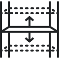 Adjustable shelves