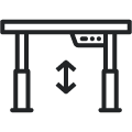 Electric height-adjustment mechanism