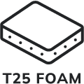 T25 polyurethane foam