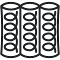 'Multi-pocket' springs