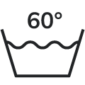 Cover washable at 60°C