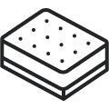 Mattress with a frame