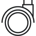 Rubber casters