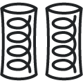 'Pocket' springs